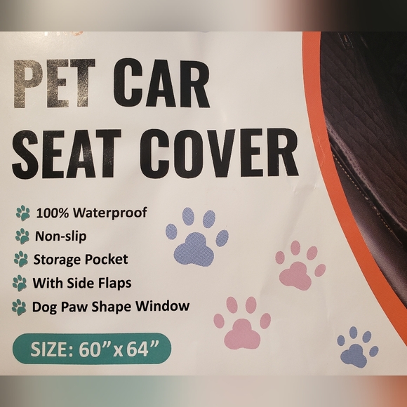 PET CAR SET COVER 60" X 64" BLACK Alpha Dog Pro - Picture 2 of 6